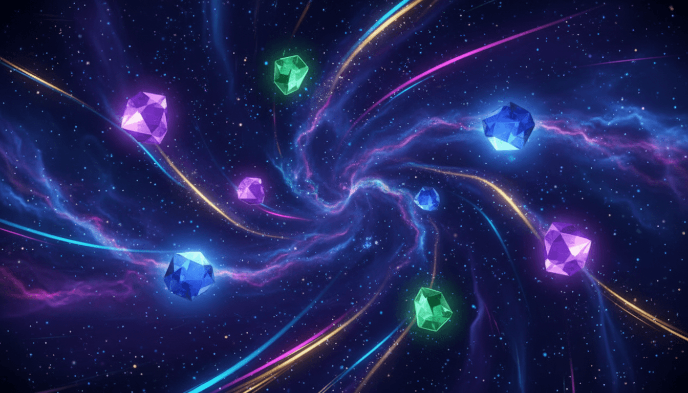 Starburst gems in deep space